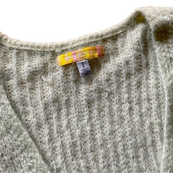 Urban Outfitters | Kane Wrap Sweater Mint Green Cozy Small - Picture 6 of 8